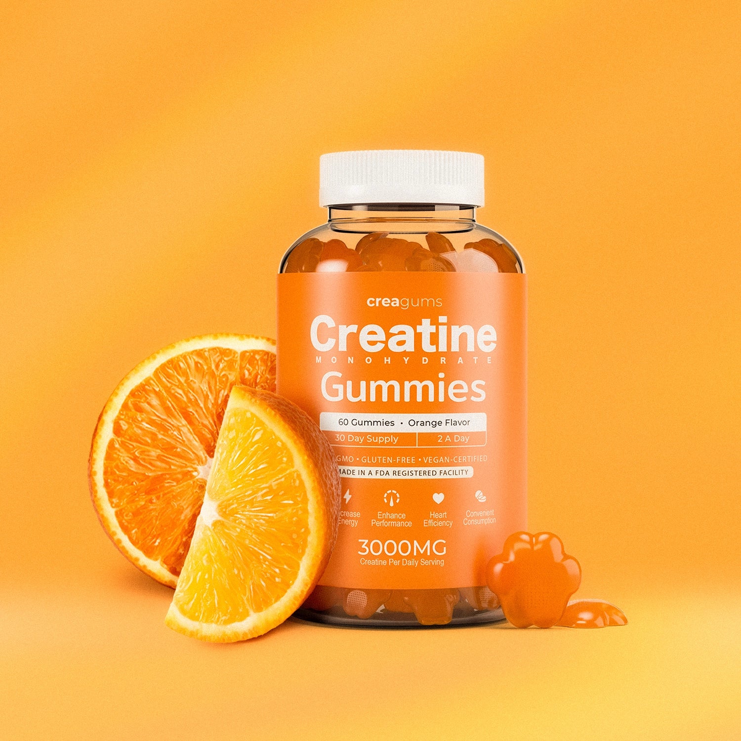 Creatine Gummies - Orange Flavor